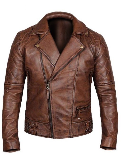 Men’s Brown Motorcycle Jacket Men’s Brown Motorcycle Jacket