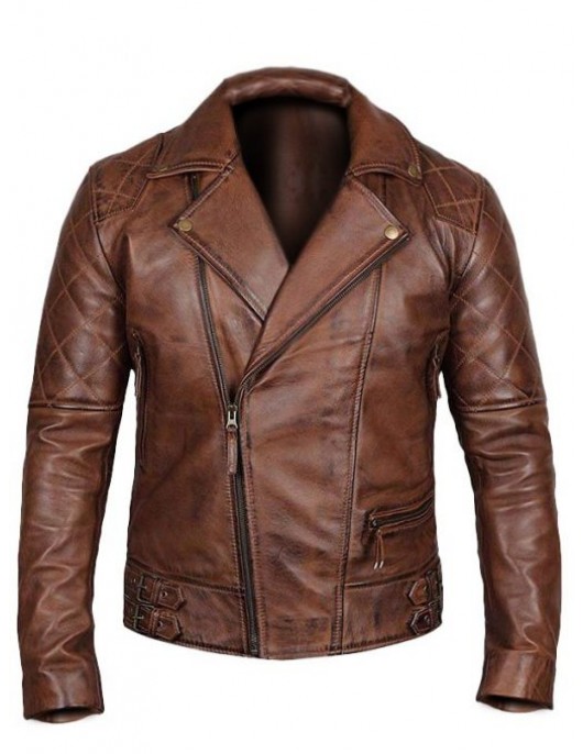 Men’s Brown Motorcycle Jacket