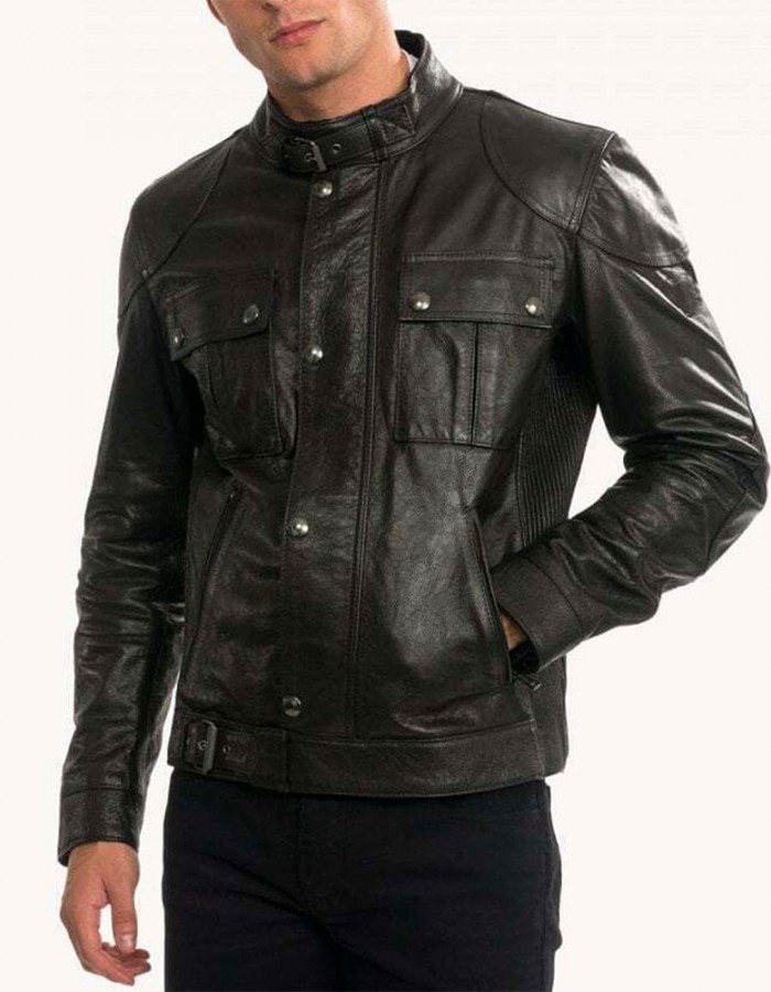 Men’s Gangster Leather Jacket Men’s Gangster Leather Jacket
