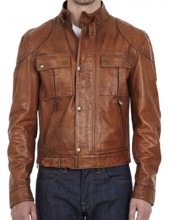 Men’s Gangster Leather Jacket
