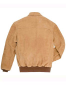 Men’s Gentleman Pilot A-2 Flight Brown Suede Jacket