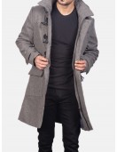Men’s Grey Duffle Wool Coat