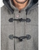 Men’s Grey Duffle Wool Coat