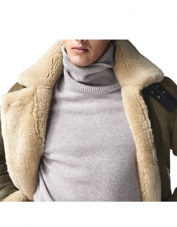Men’s Hardy A21 Flight Aviator Brown Shearling Leather Jacket Men’s Hardy A21 Flight Aviator Brown Shearling Leather Jacket