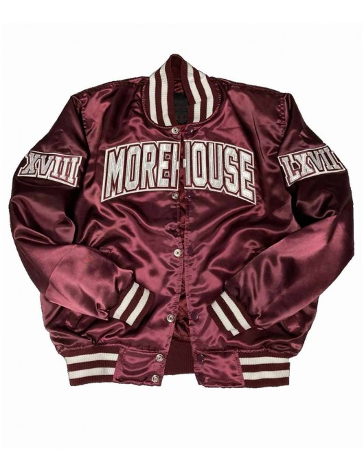 Men’s Morehouse College Maroon Bomber Jacket