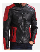 Men’s Red and Black New Fashion Biker Jacket