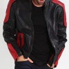 Men’s Red and Black New Fashion Biker Jacket
