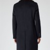 Men’s Reiss Brody Navy Blue Coat with Shawl Collar Men’s Reiss Brody Navy Blue Coat with Shawl Collar