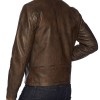 Men’s Snap Tab Collar Lucky Vintage Leather Jacket Men’s Snap Tab Collar Lucky Vintage Leather Jacket