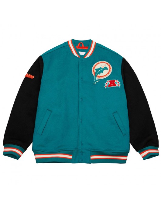 Miami Dolphins Team Legacy Varsity Jacket