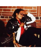 Michael Jackson Pepsi Zipper Leather Jacket