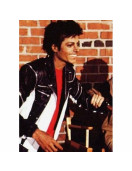 Michael Jackson Pepsi Zipper Leather Jacket