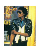 Michael Jackson Pepsi Zipper Leather Jacket