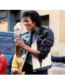 Michael Jackson Pepsi Zipper Leather Jacket