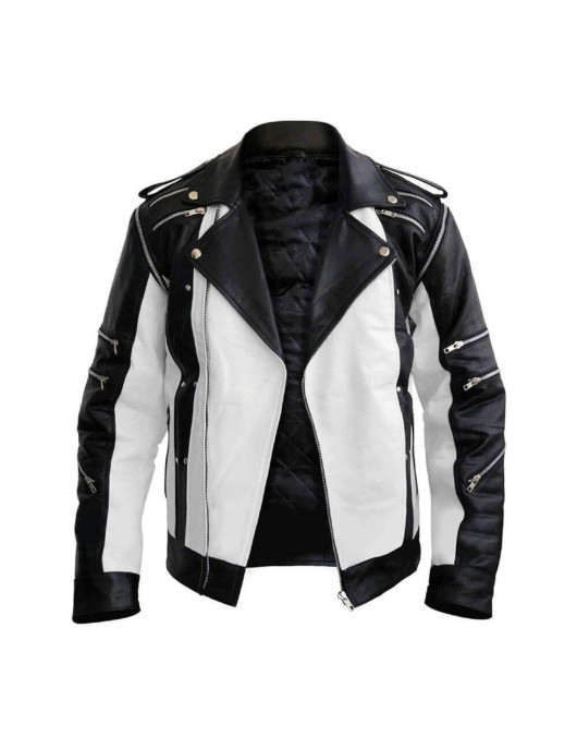 Michael Jackson’s Black & White Leather Jacket