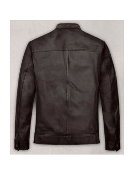 Michael Jordan Brown Leather Jacket
