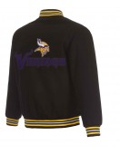 Minnesota Vikings Black Wool Jacket