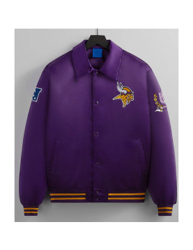 Minnesota Vikings Cover Bomber Jacket
