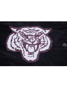 Morehouse College Classic Rib Black Satin Jacket