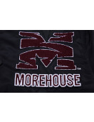 Morehouse College Classic Rib Black Satin Jacket