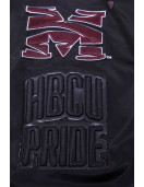 Morehouse College Classic Rib Black Satin Jacket