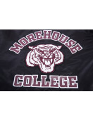 Morehouse College Classic Rib Black Satin Jacket