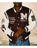 Morehouse College Maroon Letterman Jacket