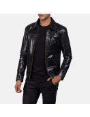 Mystical Black Leather Jacket