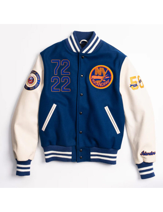 NY Islanders 50th Anniversary Varsity Jacket