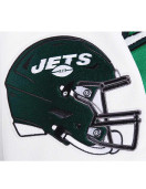 NY Jets Script Tail Classic Rib Varsity Jacket