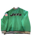 New York Jets Green Throwbacks Varsity Jacket