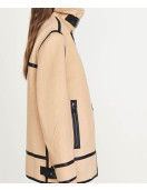 New York State of Mind Ramona Singer Wool Shearling Jacket