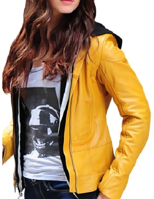 Ninja Turtles Reboot Megan Fox Leather Jacket Yellow