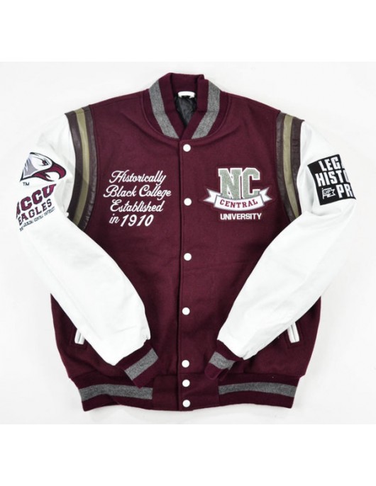 North Carolina Central University Motto 2.0 Varsity Jacket
