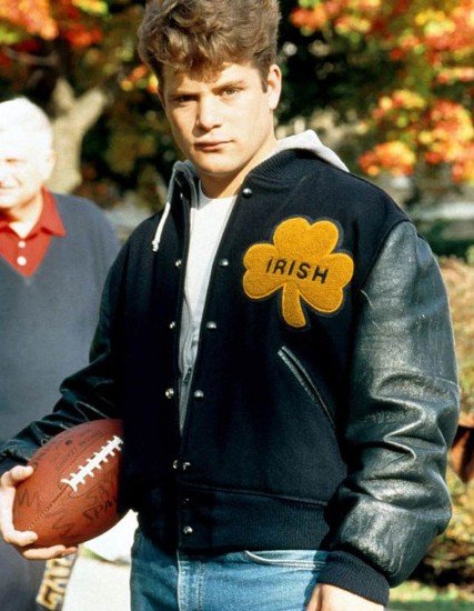 Notre Dame Rudy Irish Varsity Jacket Notre Dame Rudy Irish Varsity Jacket