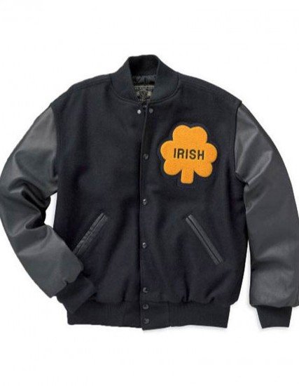 Notre Dame Rudy Irish Varsity Jacket Notre Dame Rudy Irish Varsity Jacket