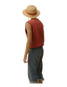 ONE PIECE MONKEY D. LUFFY IÑAKI GODOY LEATHER RED VEST