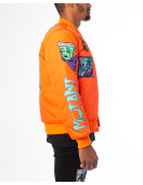 ORANGE MUTANT BOMBER JACKET