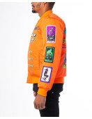 ORANGE MUTANT BOMBER JACKET