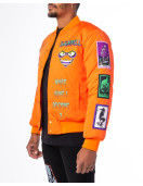 ORANGE MUTANT BOMBER JACKET