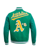 Oakland Athletics Green Wool Varsity Jacket