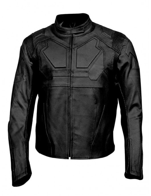 Oblivion Jack Harper Tom Cruise Leather Biker Jacket Black