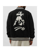 Parra Cloudy Star Varsity Wool Jacket