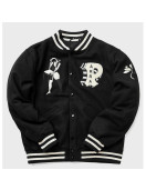 Parra Cloudy Star Varsity Wool Jacket