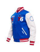 Philadelphia 76ers Retro Classic Rib Wool Varsity Jacket