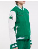 Philadelphia Eagles Retro Classic Green Wool Varsity Jacket