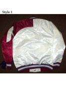 Philadelphia Phillies Purple and White Satin Jacket