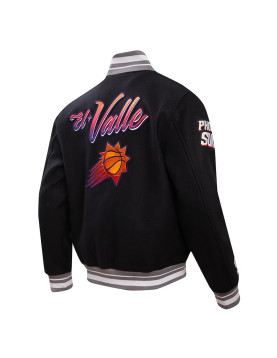 Phoenix Suns 2023/24 City Edition Black Varsity Jacket