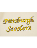 Pittsburgh Steelers Retro Classic Off White Wool Varsity Jacket