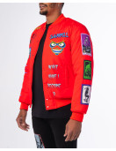 RED MUTANT BOMBER JACKET